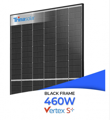 Trina Vertex S+ 460W Glas-Glas Black Frame TSM-NEG9R.28